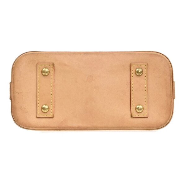 LOUIS VUITTON Alma BB 2Way Hand Bag Monogram Leather Brown Gold M53152 57EF638 - Picture 10 of 15